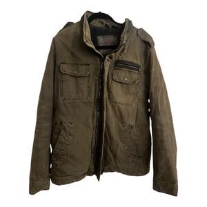 Men’s Levi’s Brown 100% Cotton Trucker Utility Coat Jacket Size L